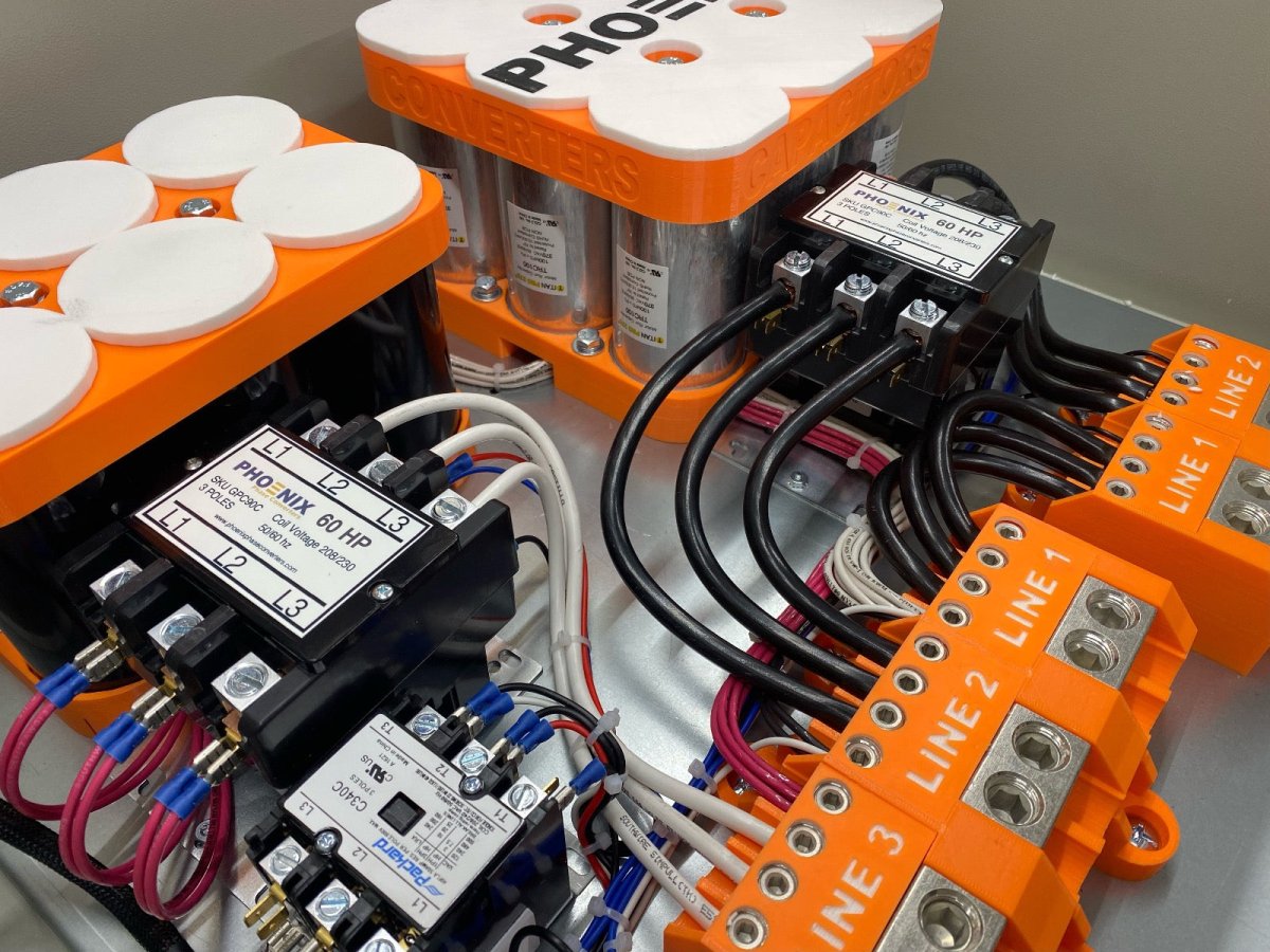 50 HP Rotary Phase Converter GP50PL Single Phase to Three Phase