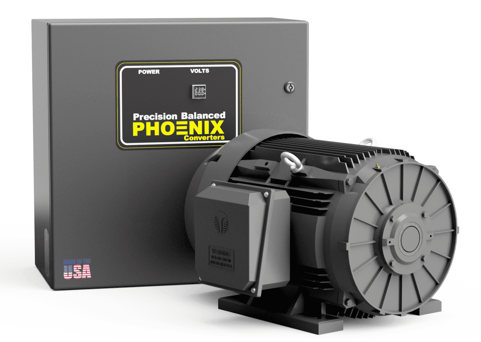 7.5 HP Rotary Phase Converter - GP7NL Single Phase to Three Phase ...
