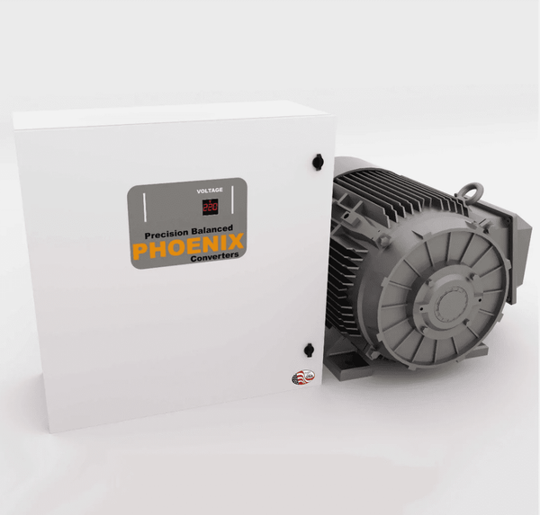 60 HP Rotary Phase Converter - Single Phase to Three Phase Converter