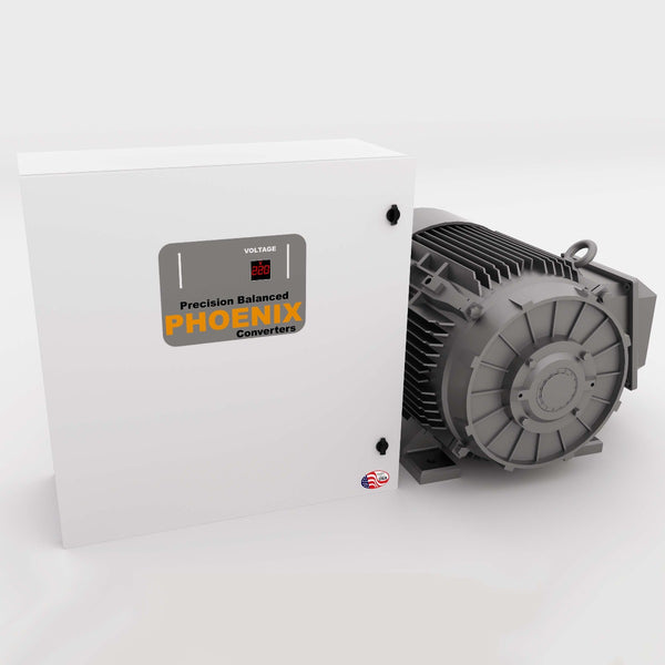 40 HP Rotary Phase Converter - GP40NL - Single Phase to Three Phase Converter