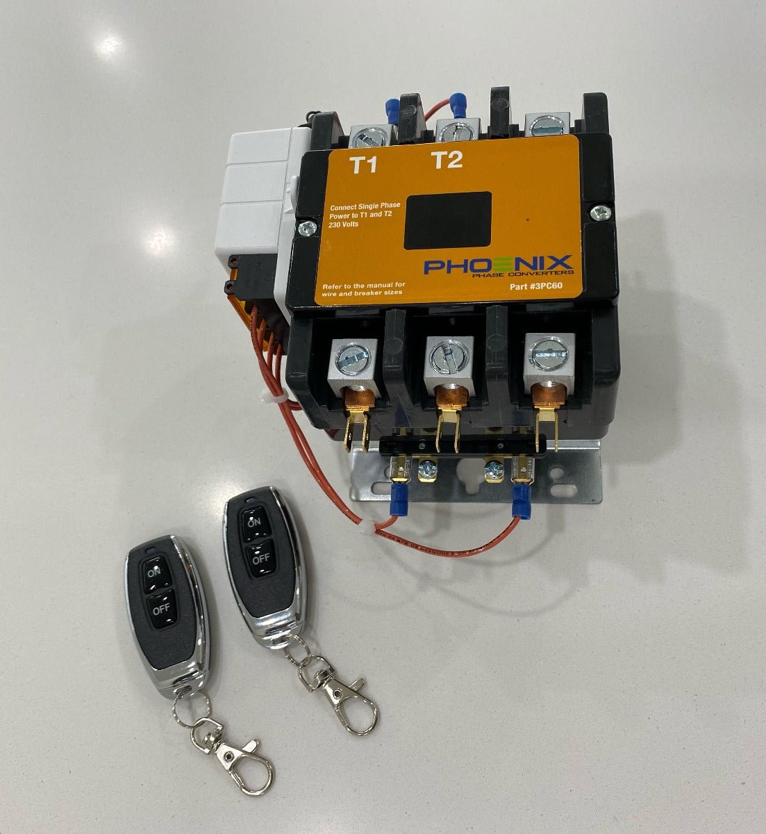 Wireless Remote Contactor Start/Stop 230 Volts - 60 HP Rotary Phase ...